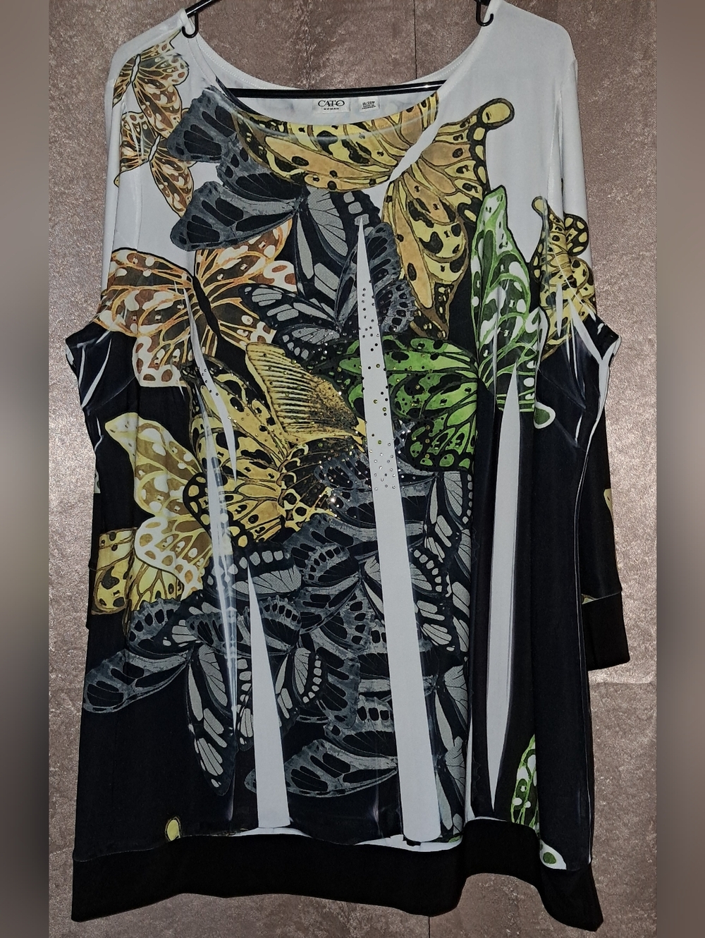 CATO WOMAN TOP Sz 18/20W - Picture 2 of 11